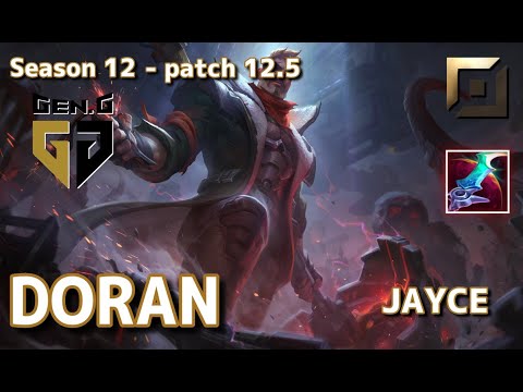 【KRサーバー/GM】Gen.G Doran ジェイス(Jayce) VS トリンダメア(Tryndamere) TOP - Patch12.5 KR Ranked【LoL】
