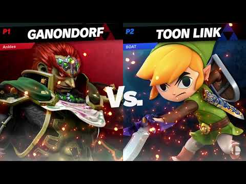 Game Nest Smash It Up: Ankles (Ganondorf) vs Boat (Toon Link) - Losers Round 1 [Offstream]