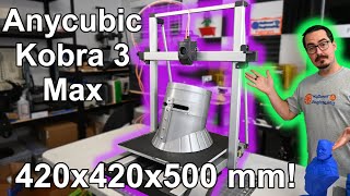 This is the Largest 8-Color 3D Printer | Huge Volume, Multi Color | Anycubic Kobra 3 Max First Look