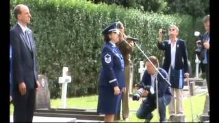 preview picture of video 'Playing of the Taps and Singing of the National Anthems in Ronse.'