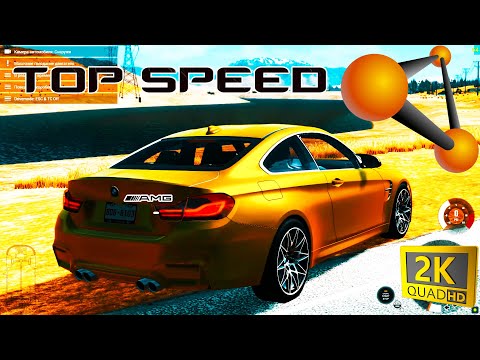 BeamNG.Drive - BMW M4 great CRASH LOST CONTROL