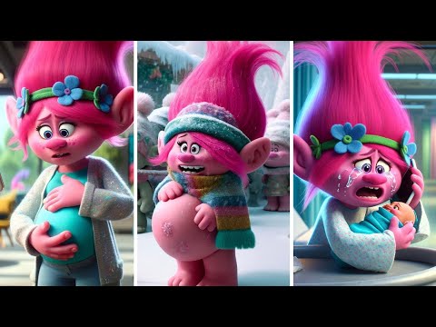 Poppy couldn't stop missing Branch / Trolls 3 and Kung Fu Panda 4 fantasy story (2024)