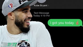 Jayson Tatum Shares Text On IG To Kobe Bryant Before Celtics Eastrn Conference Win: “I Got You”