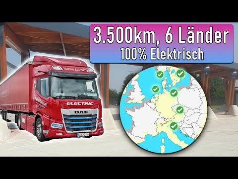 1 electric truck, 6 countries, 3500 km: This is how international long-distance transport will wo...