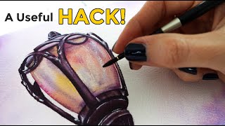 SIMPLIFY Watercolor Painting With This Color!