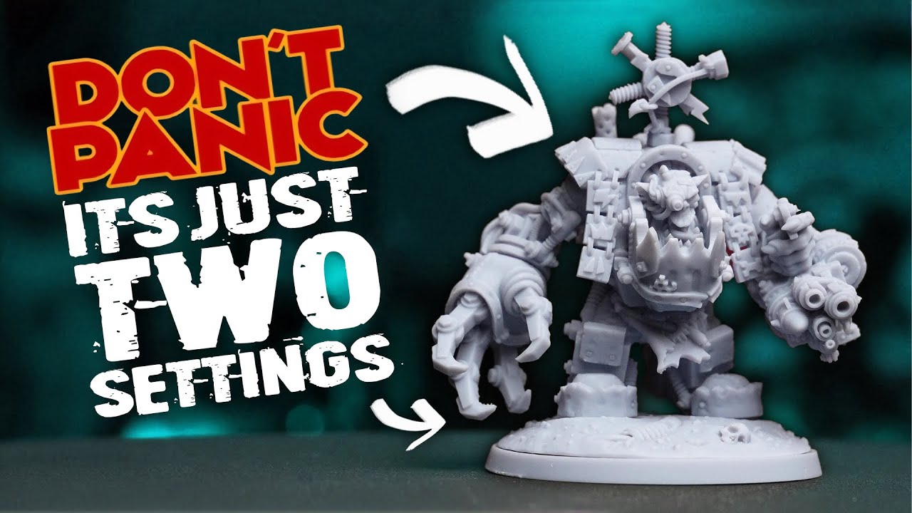 The secret to printing FLAWLESS minis in ANY resin