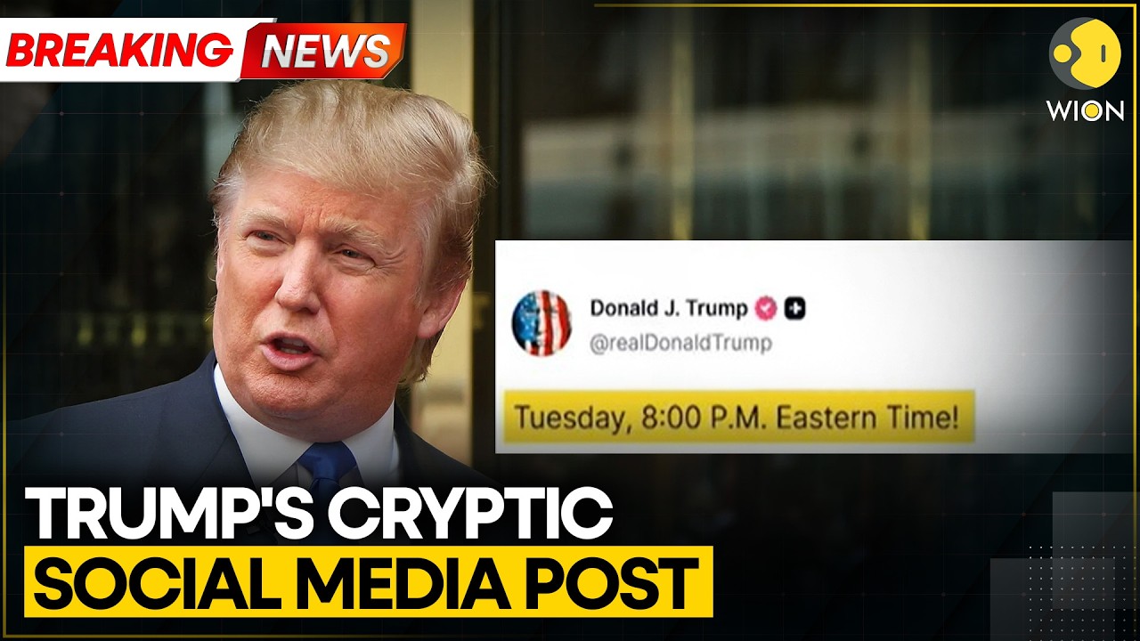 Trump's Cryptic Social Media Post Warning of Strikes or Giving an Extension? | WION BREAKING