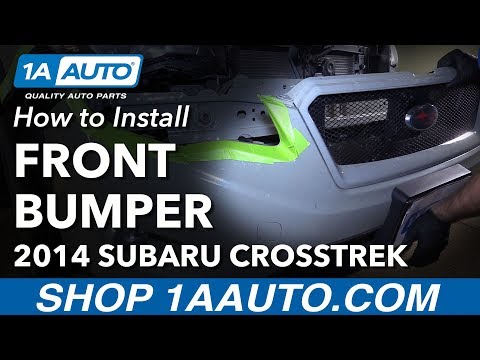 How to Replace Front Bumper 14-17 Subaru XV Crosstrek