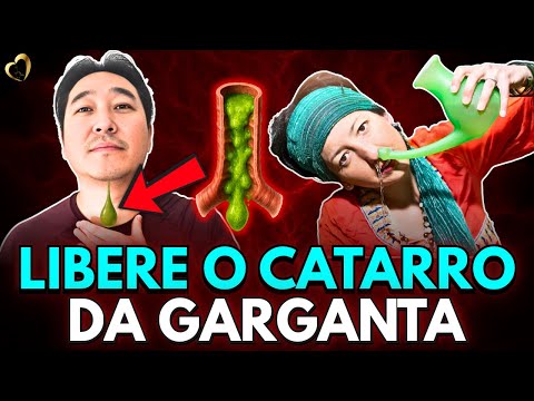 COMO TIRAR O CATARRO PRESO NA GARGANTA?