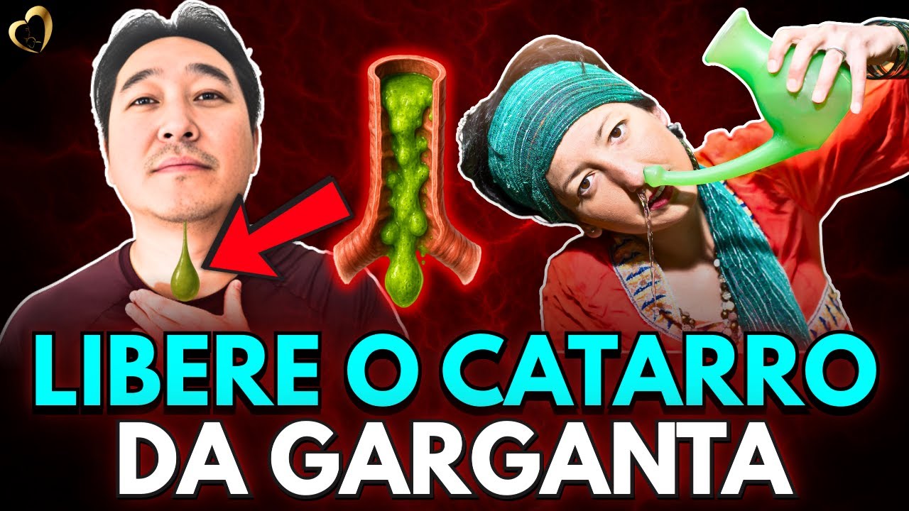 COMO TIRAR O CATARRO PRESO NA GARGANTA?