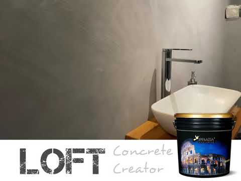 PRATTA LOFT - special lime based plaster for creating concrete art effects - overview