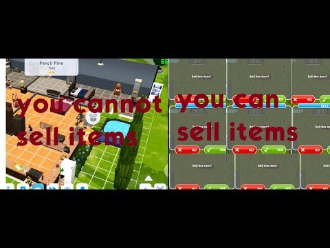 Sims Mobile vs Sims Freeplay: Selling Items