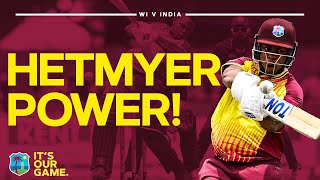 Shimron Hetmyer's FASTEST T20I Half-Century | West Indies v India | 5th T20I