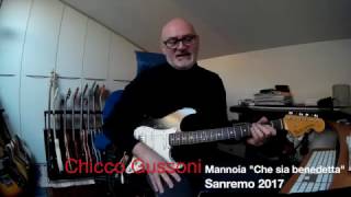 Fiorella Mannoia - Che sia benedetta  ( Chicco Gussoni guitar parts )
