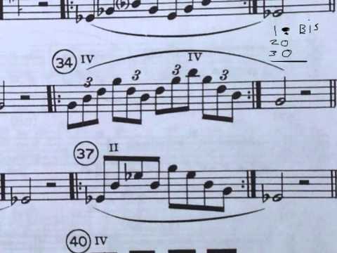 Sax Exercise For B Flat Using Bis Key