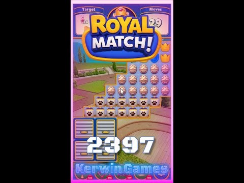 Royal Match Level 2397 - No Boosters Gameplay