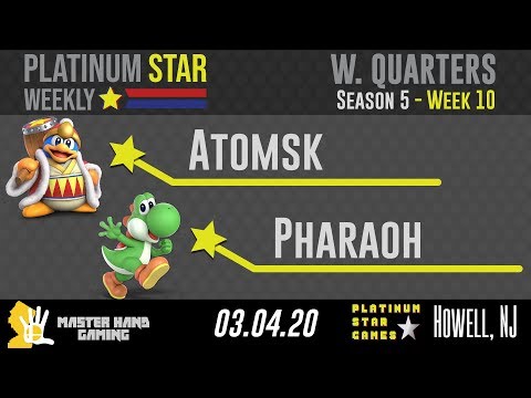 PSW S5:W10 - Atomsk (King Dedede) Vs. Pharaoh (Yoshi) - W Quarterfinals