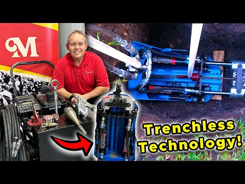 Trenchless Water Line Replacement - Step by Step Pipe Bursting From House to Street! (MUST WATCH)