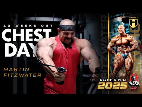 Martin Fitzwater’s MONSTER Chest Workout – 12 Weeks to WAR | 2025 Olympia Series | HOSSTILE
