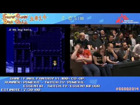SGDQ 2014 Opera FF6 Mr.MV Essentia Puwexil Brossentia