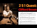 Clifford Brown: Burning 2 5 1 Lines! (lesson and PDFs)