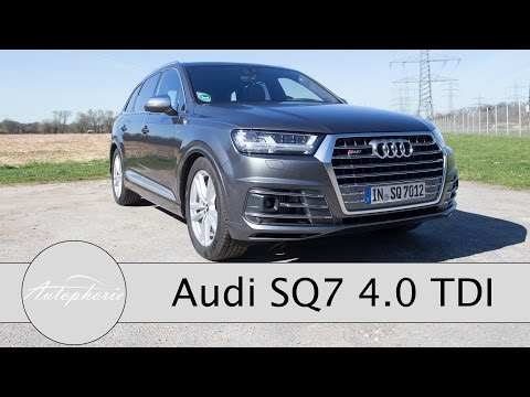 2017 Audi SQ7 4.0 TDI Test / SUV mit V8 Biturbo-Diesel-Hammer - Autophorie