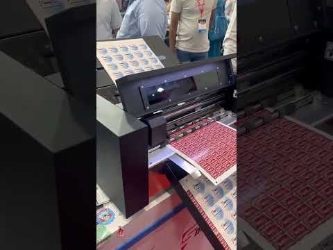 Sticker Half Cutting Machine