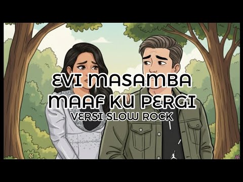 EVI MASAMBA - MAAF KU PERGI ( COVER) VERSI SLOW ROCK || VIDEO CLIP VERSI ANIMASI