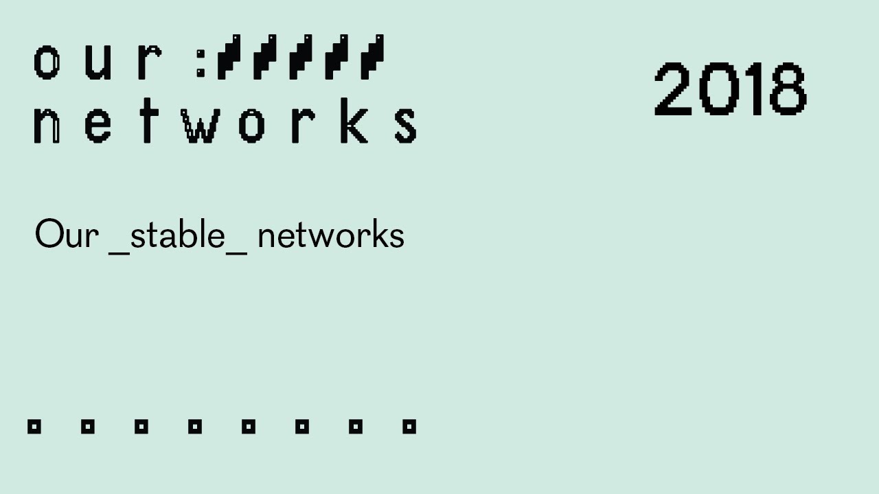 Video thumbnail for Our _stable_ networks