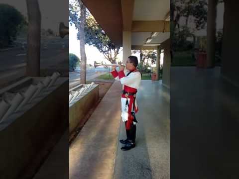 toque de alvorada  da cavalaria, Dragões da Independência soldado Werberts clarim 1°RCGd