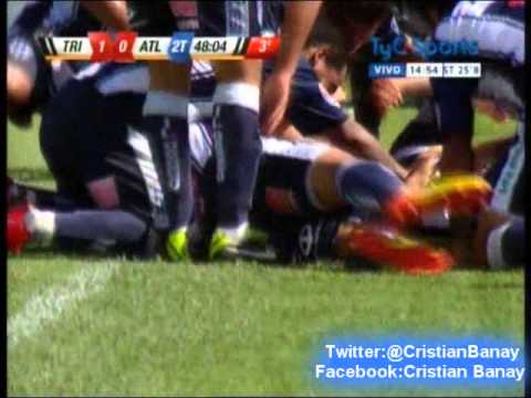 Tristan Suarez 1 Atlanta 0 (Relato Matias Palacios)  Primera B Metro 2014