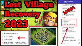 How To Recover Lost Village In Clash Of Clans Account 2023 @IcAghoriGaming