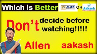 Which one is better Allen or Aakash for medical(Neet) | Neet 2022 | Neet 2023 @STETHOSCOPE_DIARIES