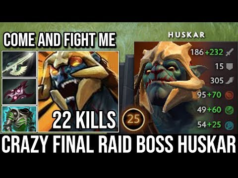 Crazy Final Raid Boss Huskar Mid Vs Pro Templar Assassin Come and Fight Me 21Kills Dota 2 Full Game