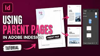 Creating and Applying Parent Pages in Adobe InDesign - InDesign and Editorial Design Course Lesson