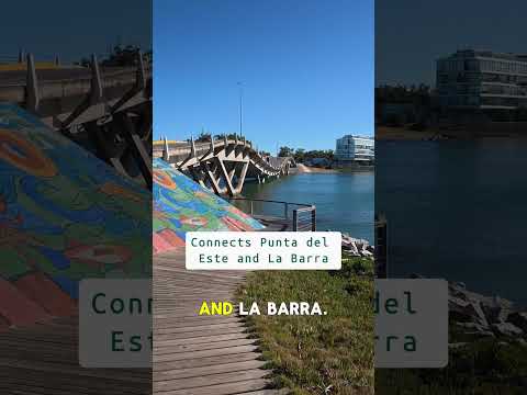 I left NYC to spend 30 days in Uruguay. P6: La Barra’s famous roller coaster bridge #travel