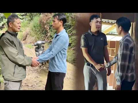 After being abandoned, the son was reunited with his father and older brother.