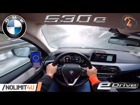 BMW 530e (252HP) eDrive REVIEW on AUTOBAHN | Acceleration | Test Drive POV by NoLimti4U