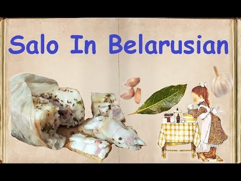 Salo In Belarusian / Book of recipes / Bon Appetit