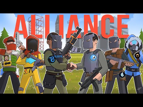 Rust - TEAMING UP to FIGHT the COMMON ENEMY (Group Survival)