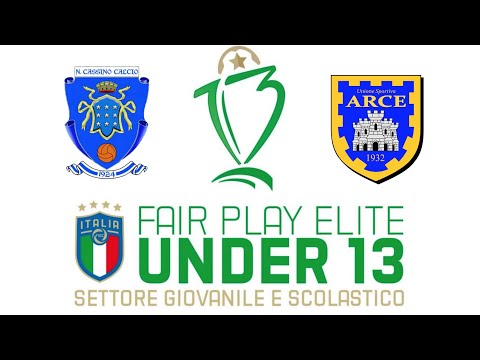 CASSINO CALCIO 1924 vs U.S. ARCE 1932  FAIR PLAY ELITE UNDER 13 ANNO 2023