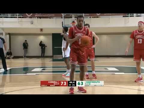 Cornell vs  Dartmouth Basketball Game Highlights 1 1 2023