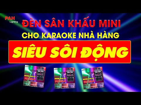 Đèn moving HipHop đảo xoay cắt kéo 8 mắt thích hợp sử dụng Karaoke Vip, Cafe DJ