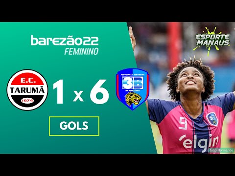 TARUMÃ 1 x 6 3B DA AMAZÔNIA | GOLS | QUARTAS DE FINAL DO CAMPEONATO AMAZONENSE FEMININO 2022
