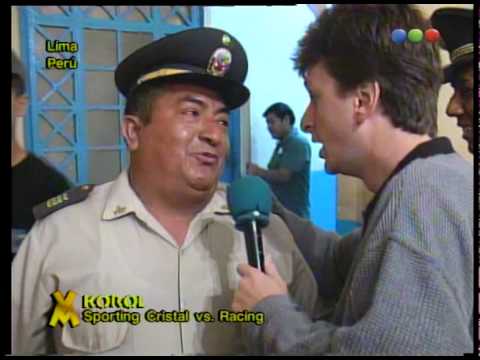 Korol en Sporting Cristal vs Racing, parte 01 - Videomatch 1997
