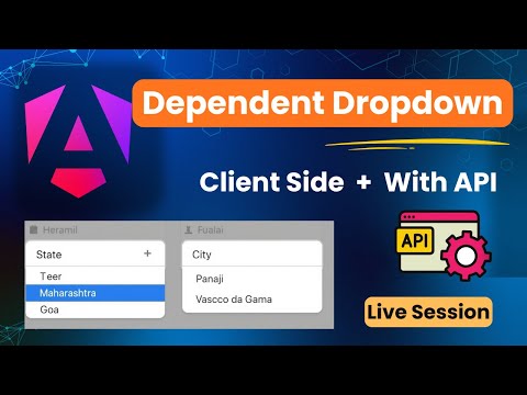 Dependent Dropdown In Angular Using Api Angular Tutorial
