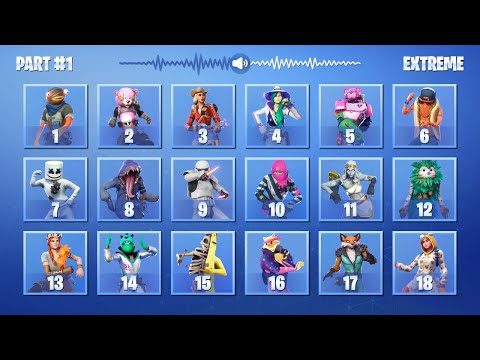 ADIVINA EL BAILE DE FORTNITE POR SU MUSICA - MODO EXTREMO - PARTE #1 | tusadivi