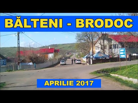 Ruta Balteni - Brodoc video aprilie 2017 pe DJ 207E Vaslui