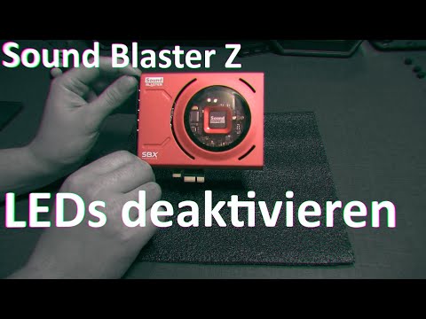 Beleuchtung deaktivieren - Creative Sound Blaster Z