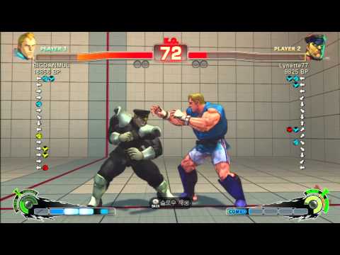 SSF4  Rank Match  BIGDANMUL (AB)  vs  Lynette77 (DI)